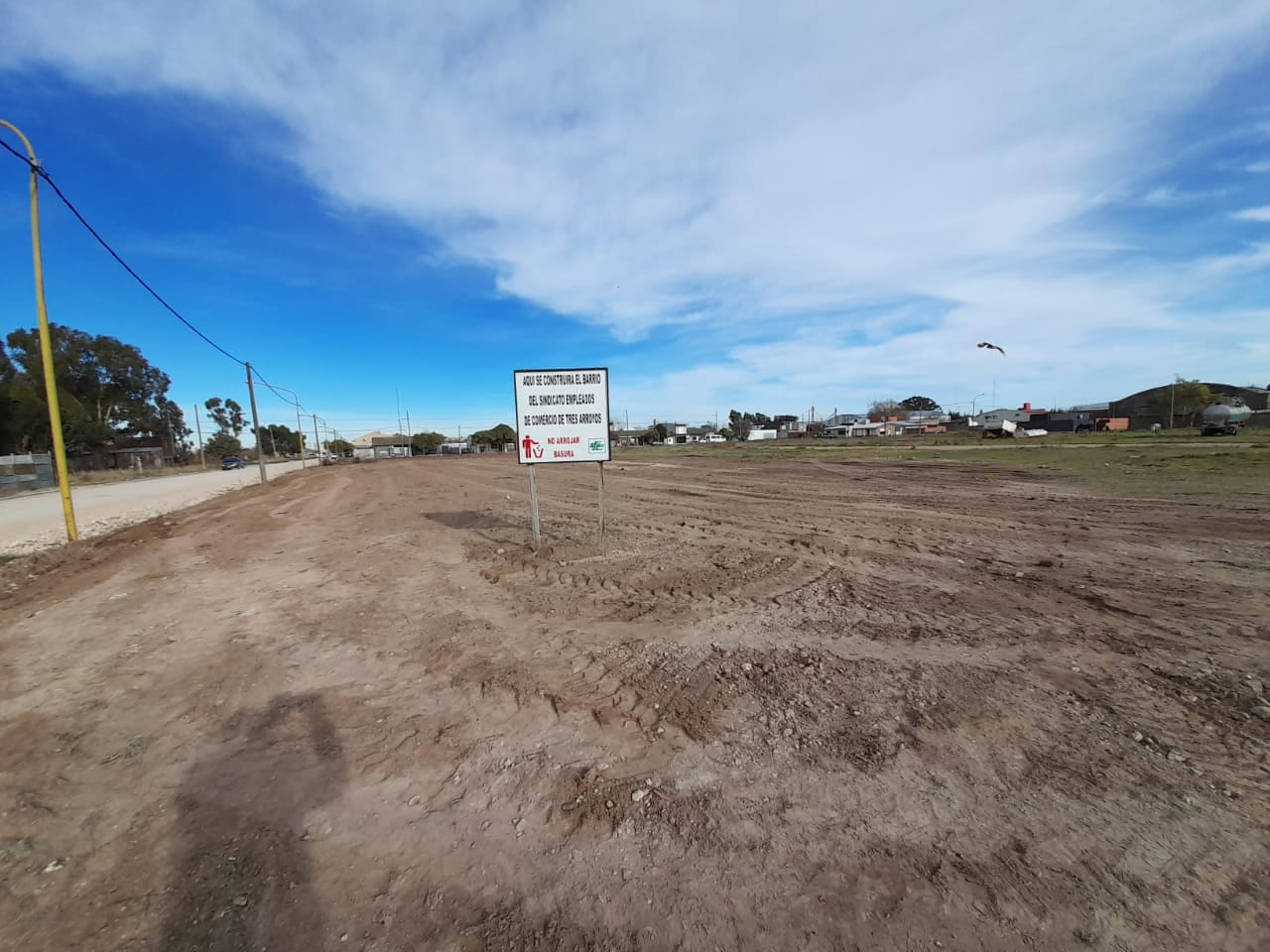 Comenzó la construcción de la Plazoleta en el Barrio Celta