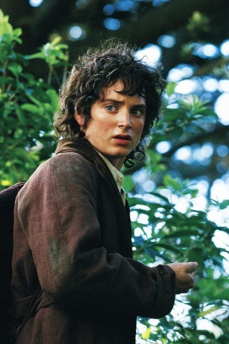 Elijah Wood como "Frodo".