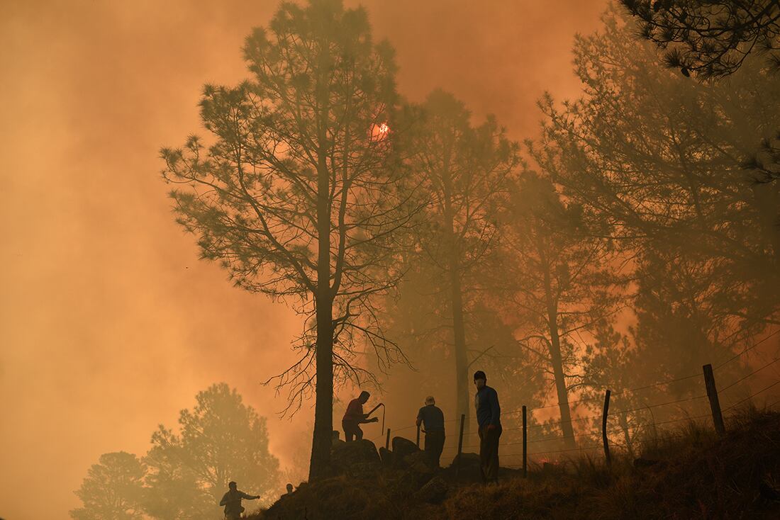 Cordoba el 18 de August de 2021 incendios forestales en potrero de garay Foto: Pedro Castillo