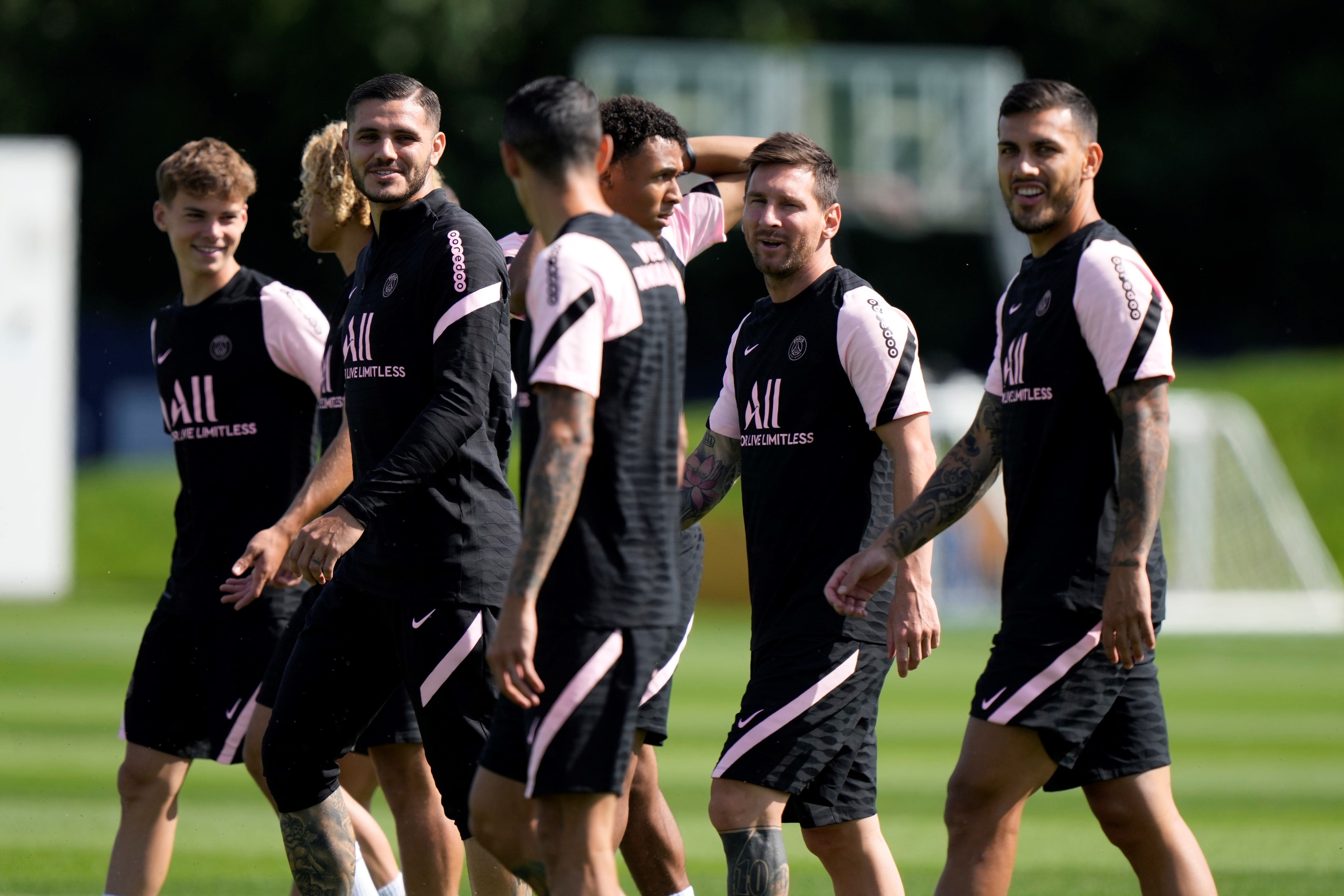 Las mejores fotos del segundo entrenamiento de Lionel Messi en PSG.