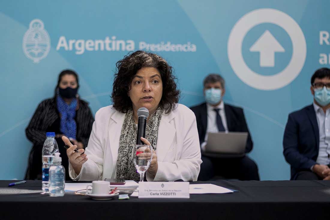  La ministra de Salud nacional, Carla Vizzotti recomendó la aplicación de refuerzos. foto Télam