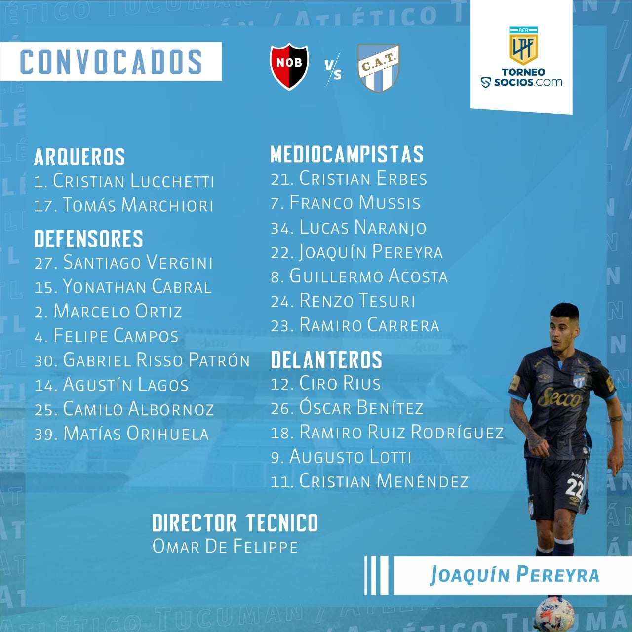 Prensa Atlético Tucumán.