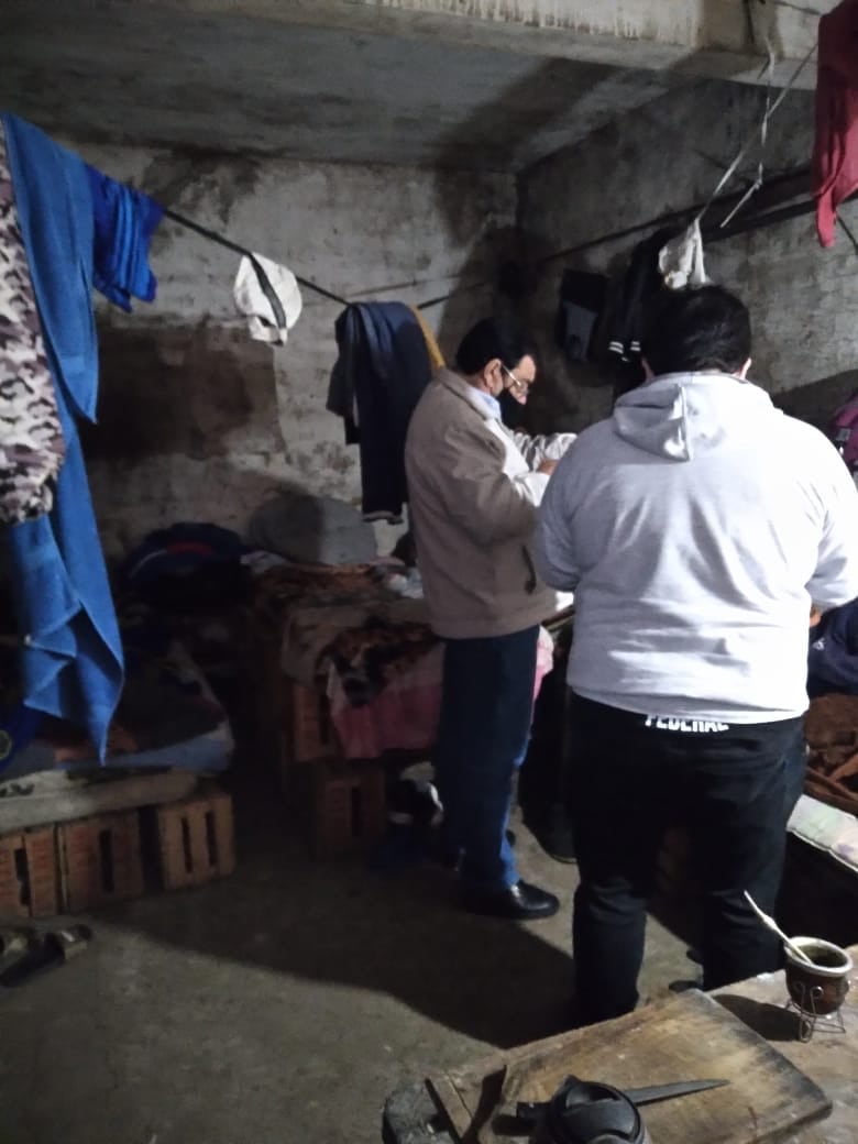 Los trabajadores son oriundos de la localidad de Salada, Corrientes. 