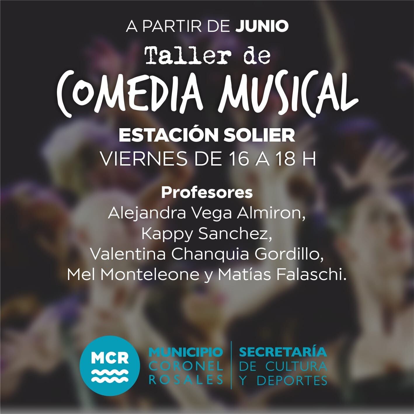 Taller gratuito de comedia musical