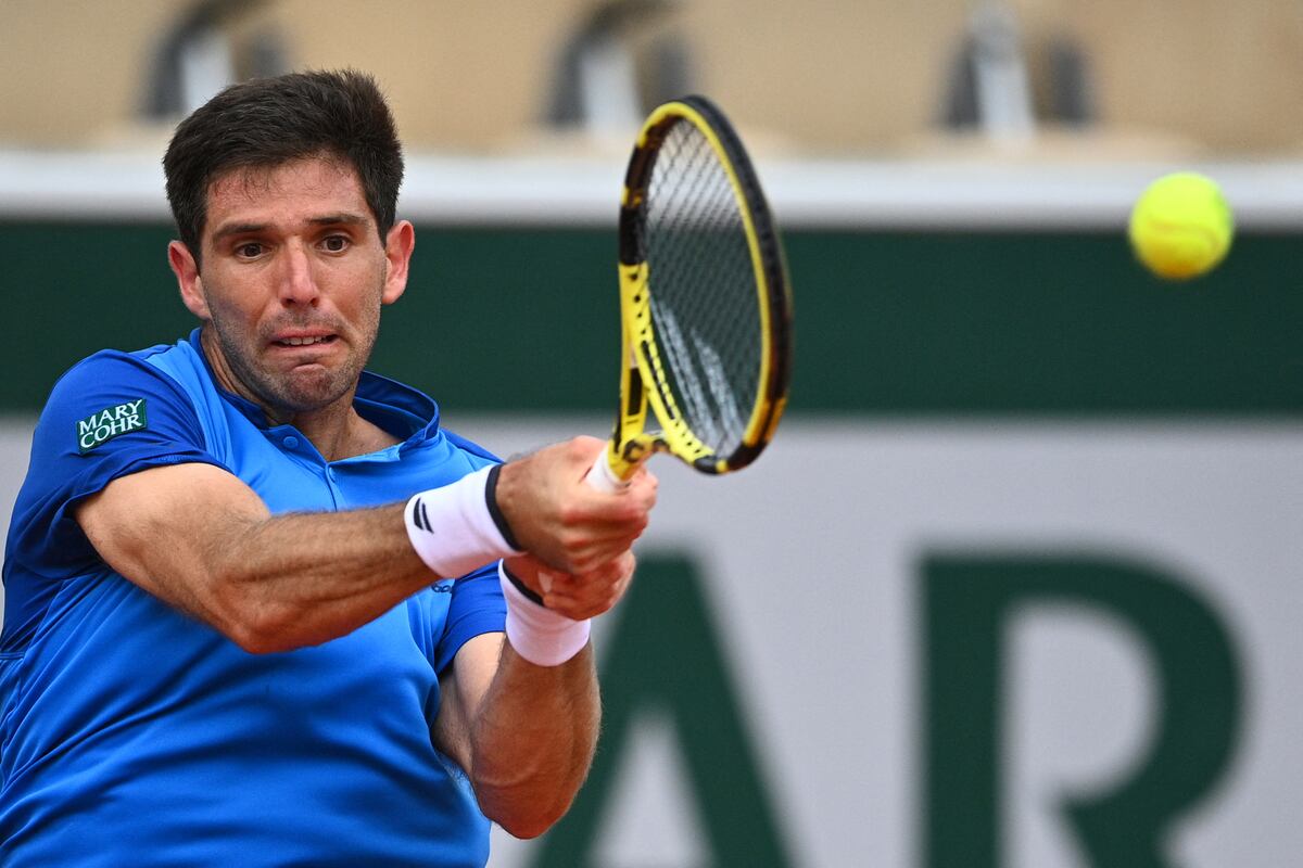 Enorme: Federico Delbonis ganó y está en octavos de final de Roland Garros