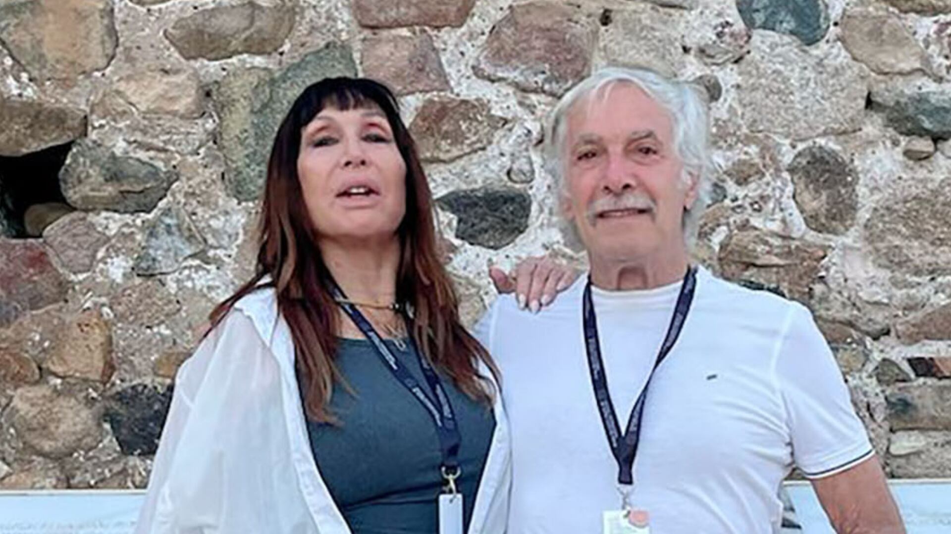 Moria Casán y Pato Galmarini