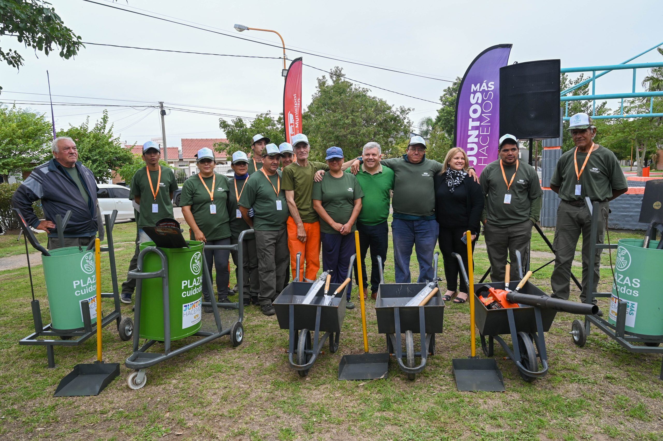 Programa “Plazas Cuidadas” en Arroyito