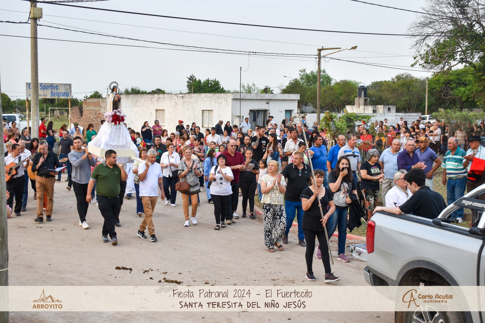 Misa y procesión en honor a Santa Teresita El Fuertecito