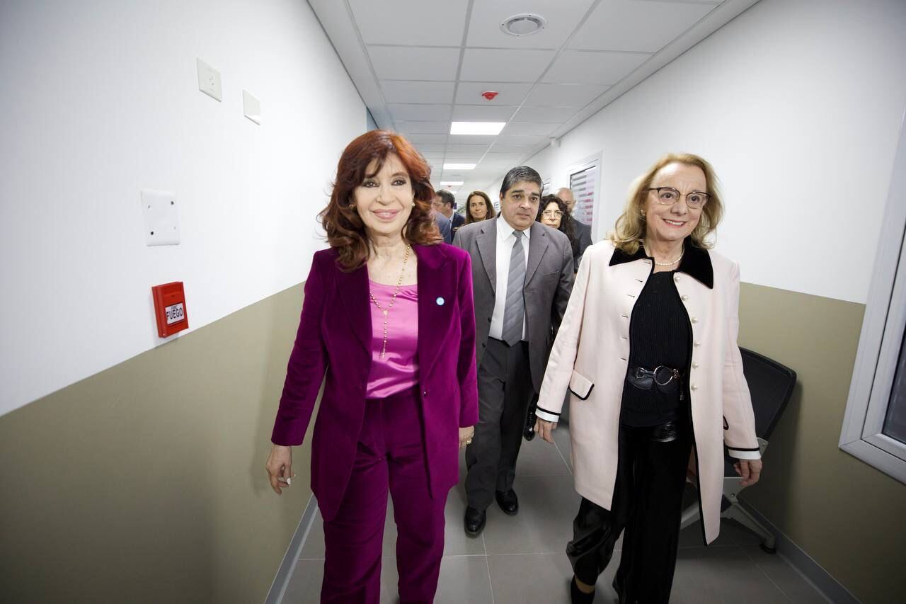 Cristina y Alicia Kirchner en Santa Cruz.