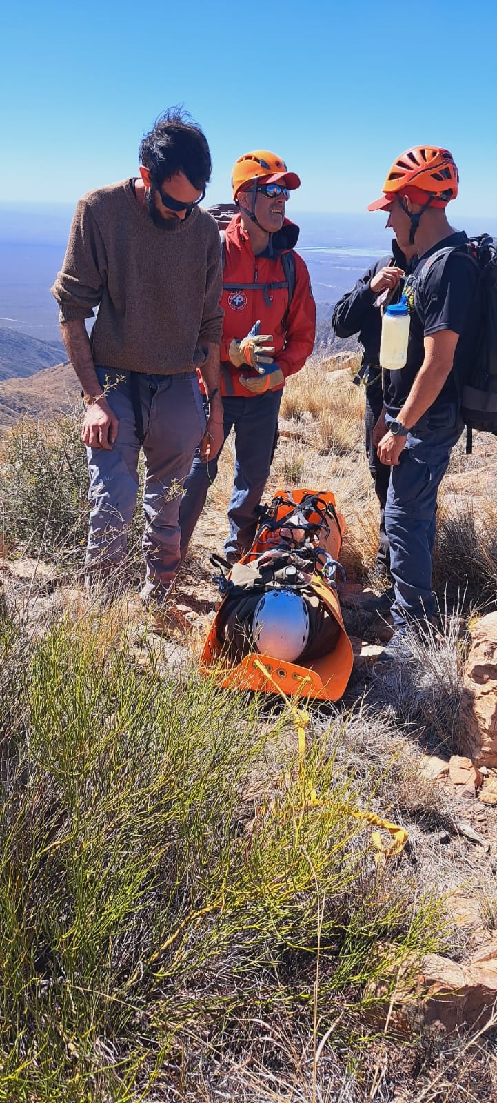 Parapentista herido en el Cerro Arco