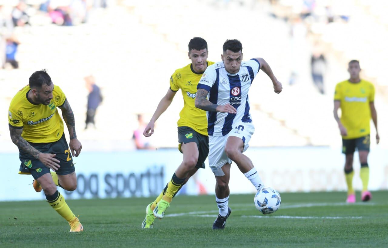 Rubén Botta, en el partido de Talleres ante Defensa y Justicia por la Liga Profesional. (Facundo Luque / La Voz)