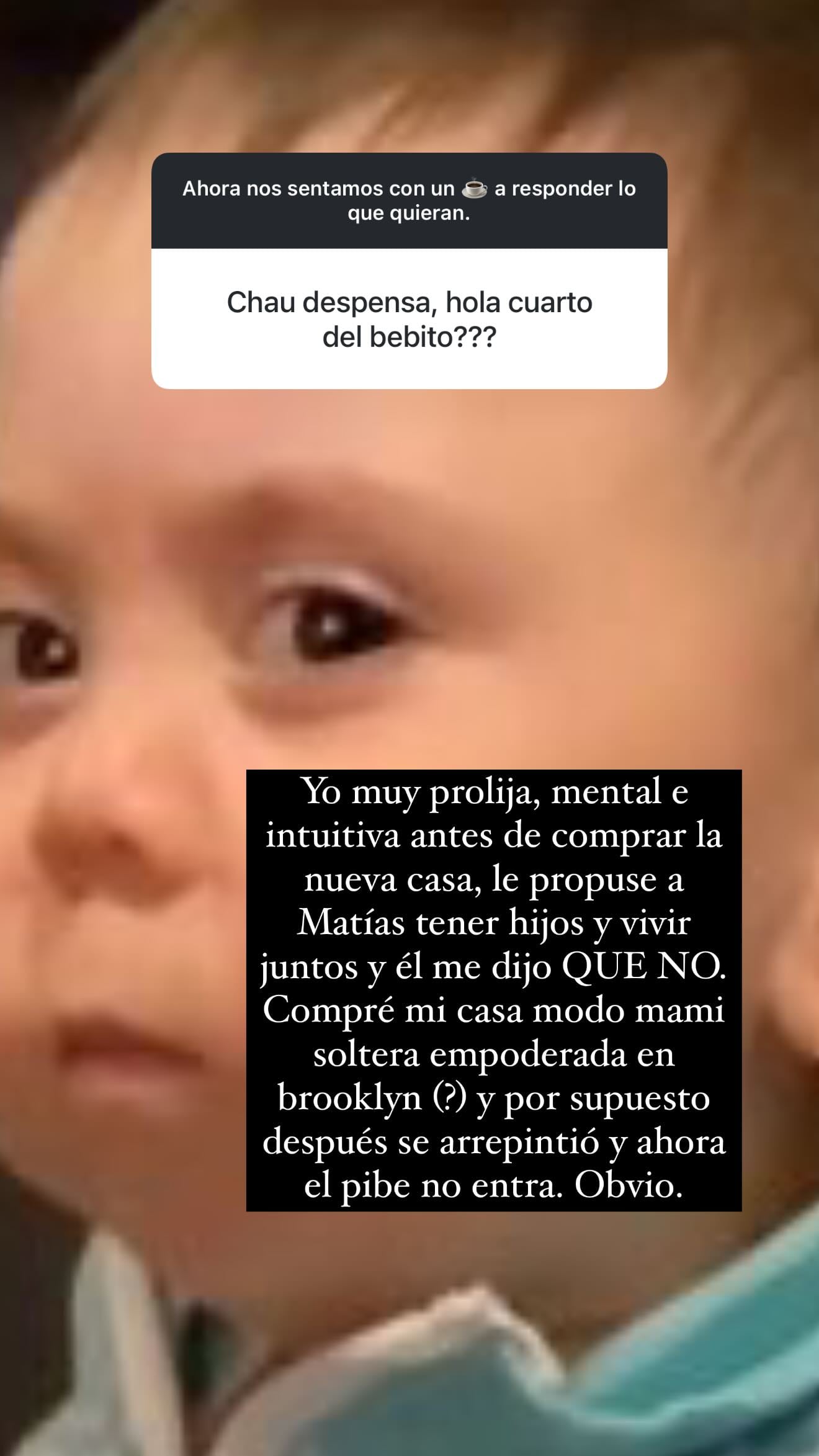 Jimena Barón hizo una confesión sobre su novio.