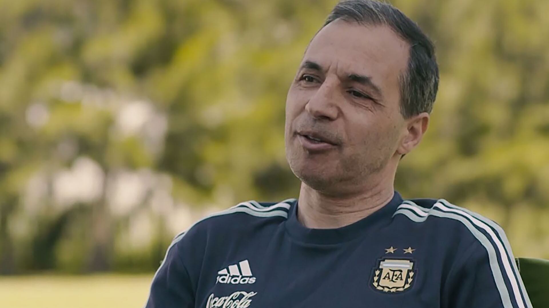 Marito es el utilero de la Selección Argentina hace muchísimos años. Foto: captura