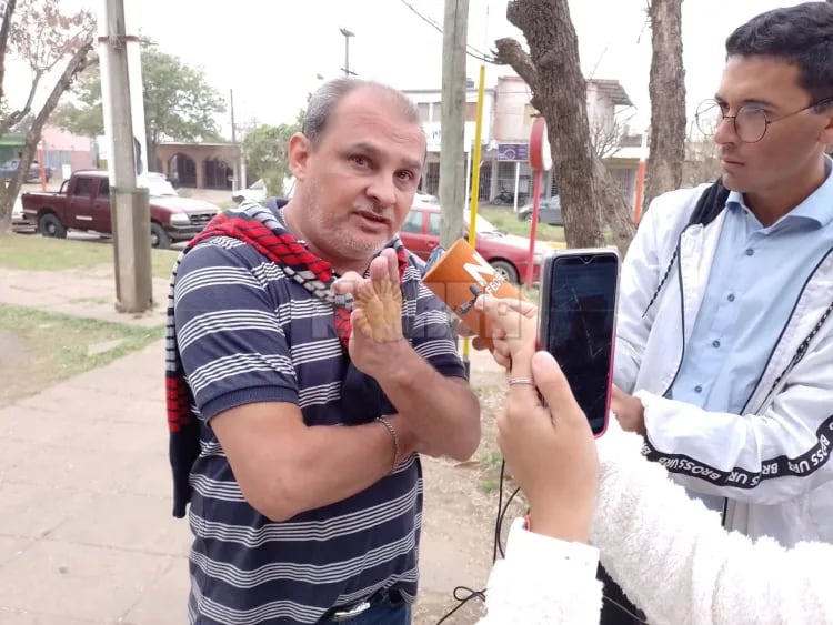 Habló el dueño de la heladería asaltada en Chaco.