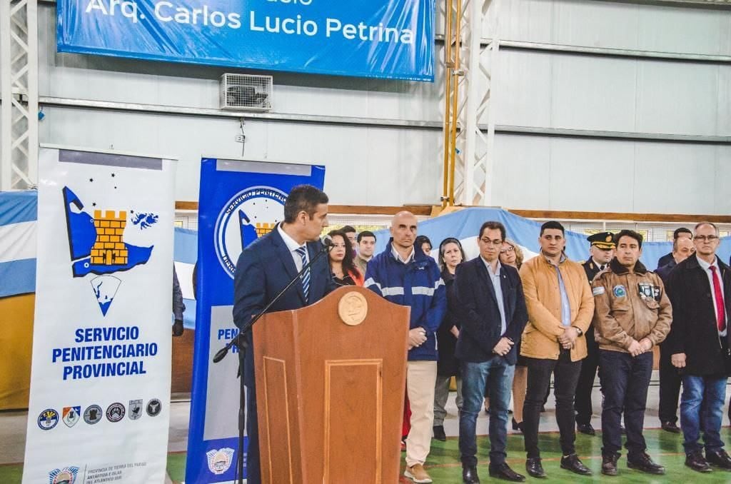 Acto por la creación del Servicio Penitenciario Provincial.