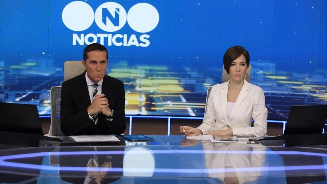 Rodolfo Barili y Cristina Pérez en Telefé (Clarín). 