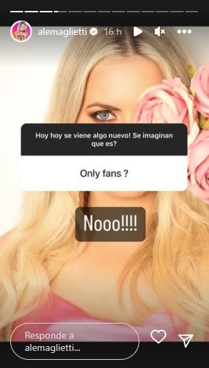 Alejandra Maglietti respondió si se abriría un OnlyFans