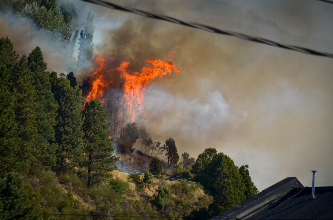 Brigadistas que trabajan en los incendios de El Bolsón fueron agredidos al apagar fogones en lugares no habilitados 