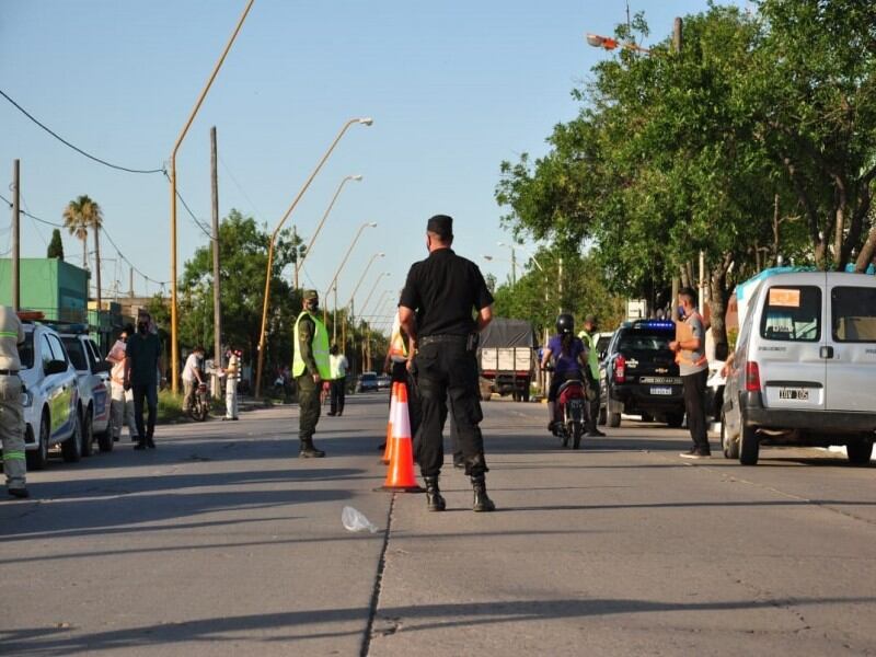 Controles sobre camino interprovincial