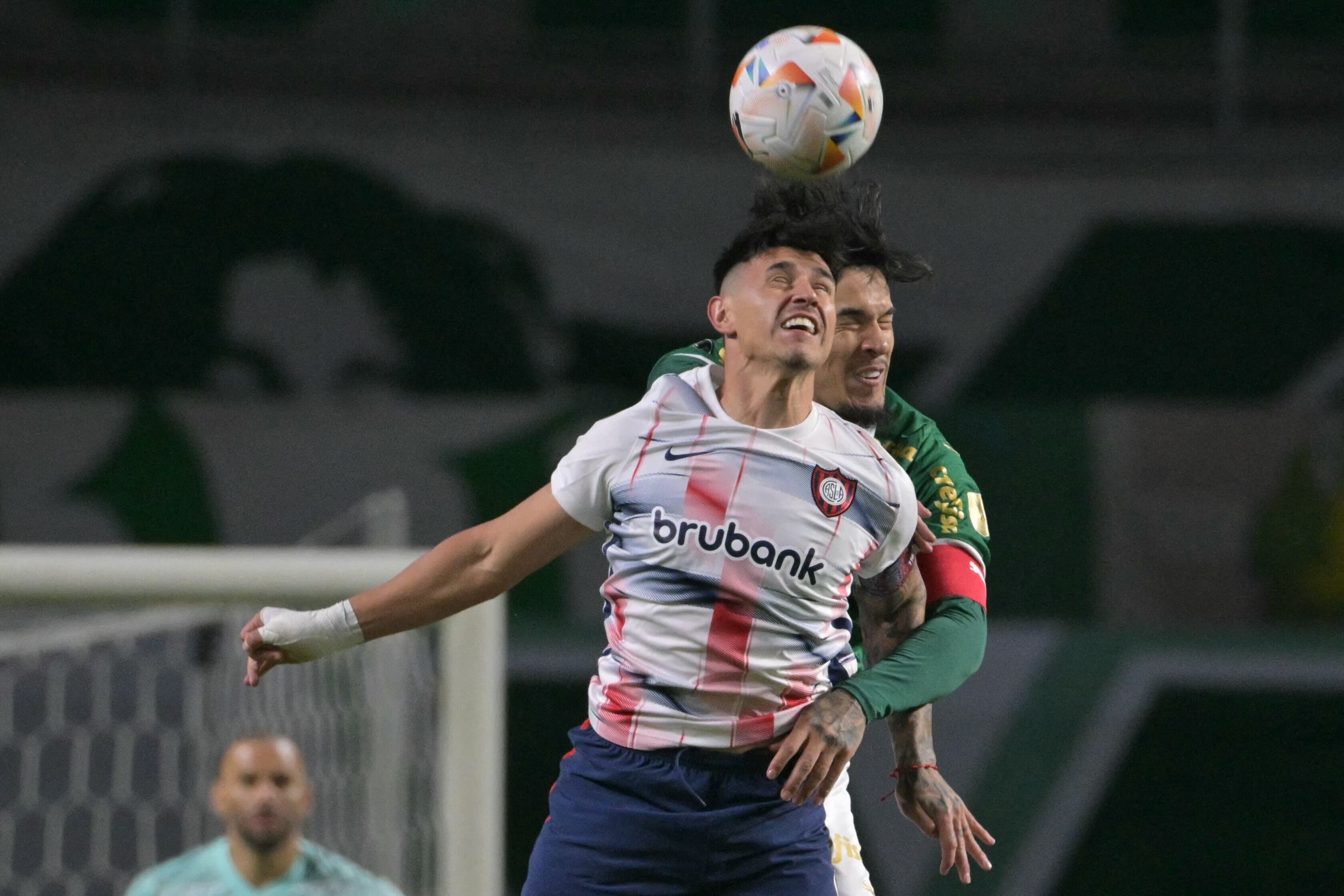 San Lorenzo jugó una verdadera batalla ante Palmeiras (Foto: Prensa Conmebol).