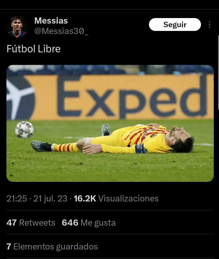 Memes del debut de Messi