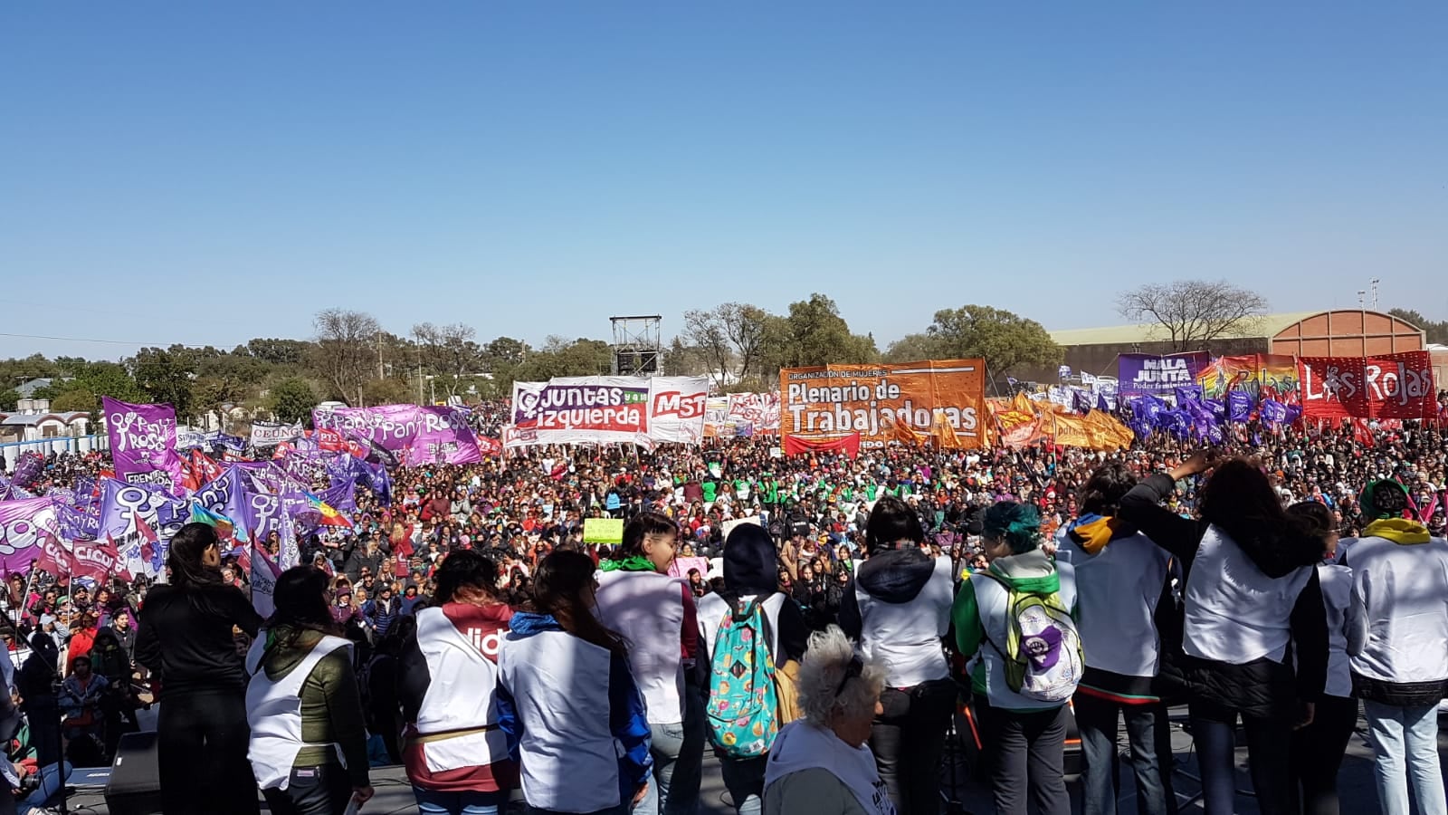 San Luis el 35° Encuentro Plurinacional de Mujeres. (La Voz)