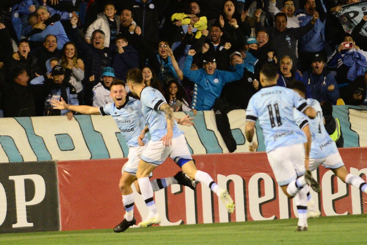 Celestial: el golazo de Longo en la victoria de Belgrano, visto desde arriba
