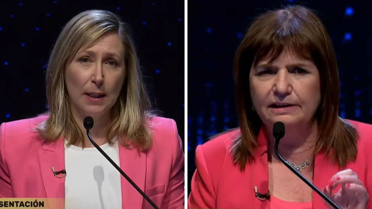 El detalle clave del traje sastrero de Patricia Bullrich y Myriam Bregman en el debate presidencial