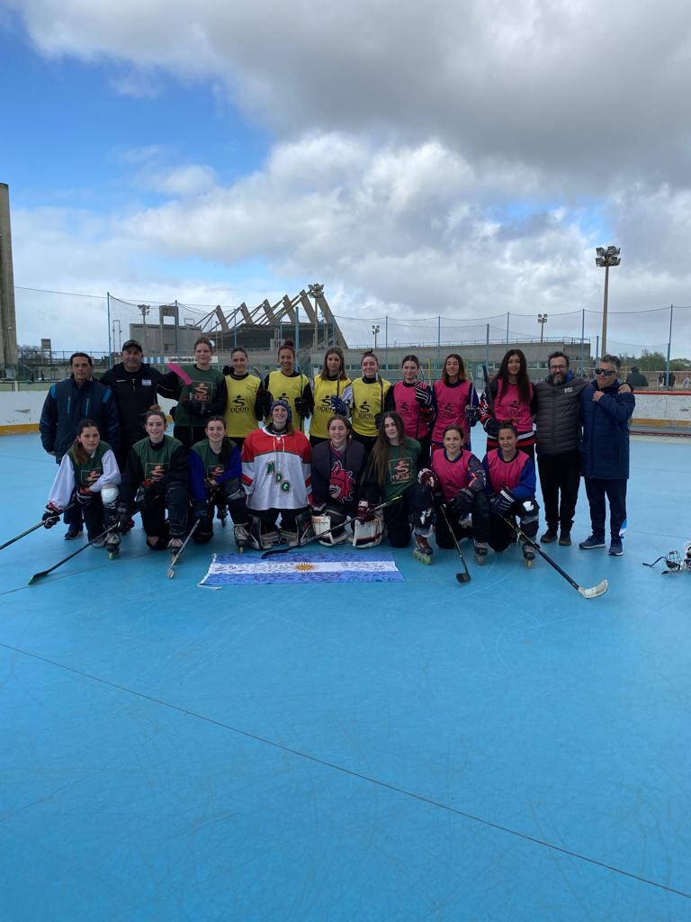 Rocío Azelart jugadora de Hockey Inline. (Gentileza Rocío Azelart)