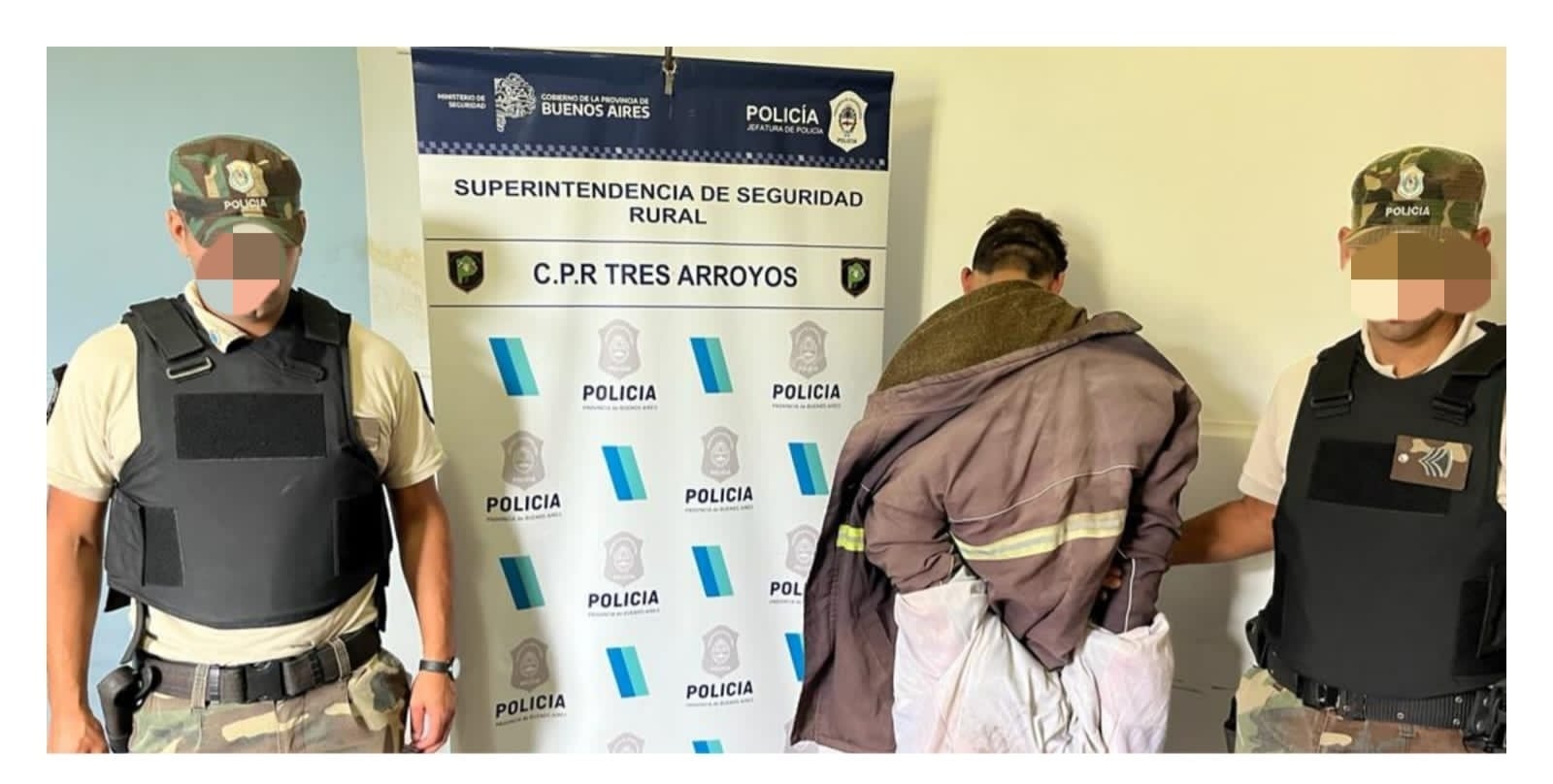 Tareas de prevención del CPR de Tres Arroyos: un aprehendido por resistencia a la autoridad