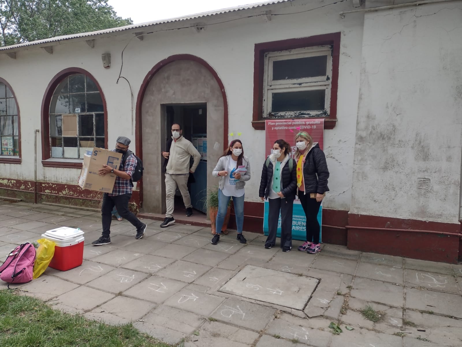 Así fue la campaña de inoculación contra el coronavirus en los parajes rurales de Tandil.