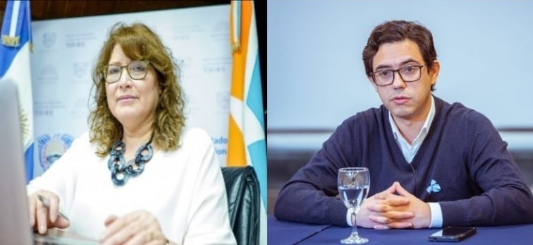 Yutrovich - Fernández, precandidatos por el "Frente de Todos".