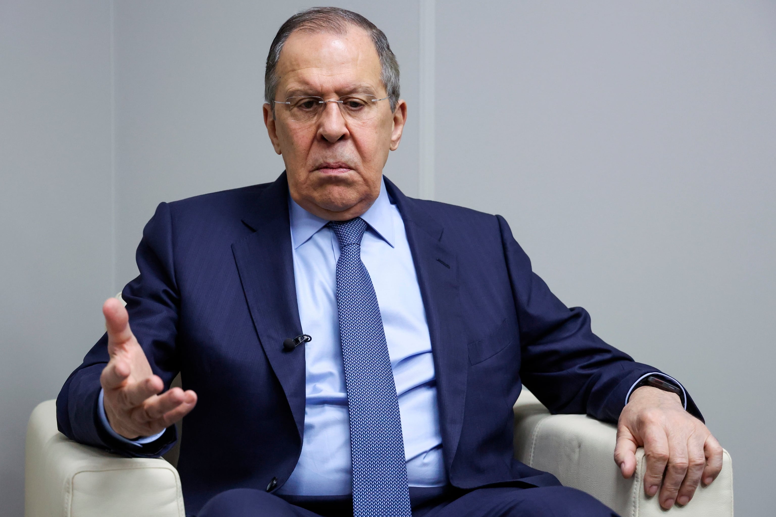 El ministro ruso de Exteriores, Serguéi Lavrov.