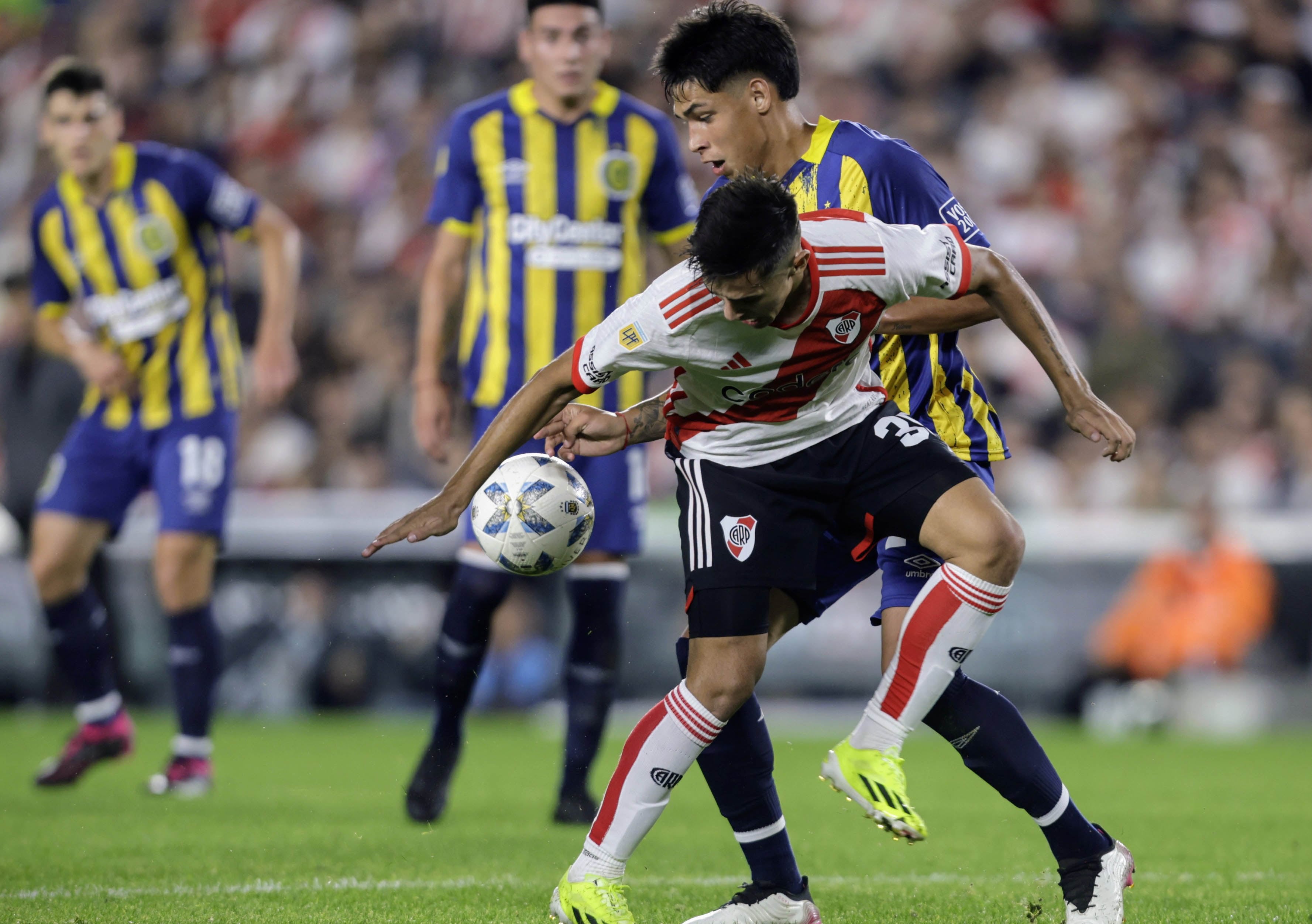 River recibió a Rosario Central por la Copa de la Liga Profesional. Foto: Fotobaires