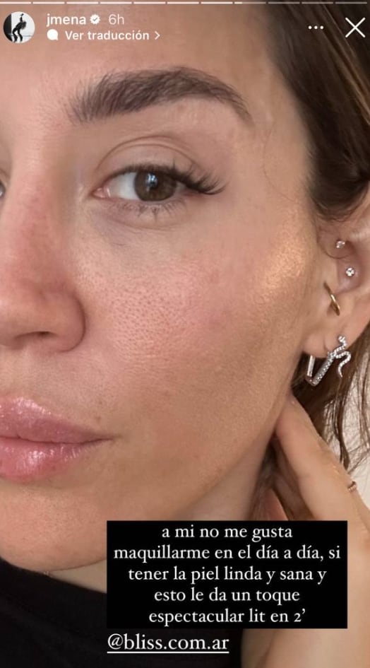 La rutina de skin care de Jimena Barón