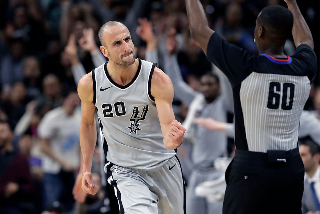 Manu Ginóbili tuvo éxito en la NBA.