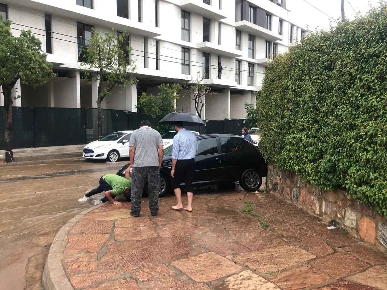 Accidentes tras el temporal en Carlos Paz. Foto: VíaCarlosPaz