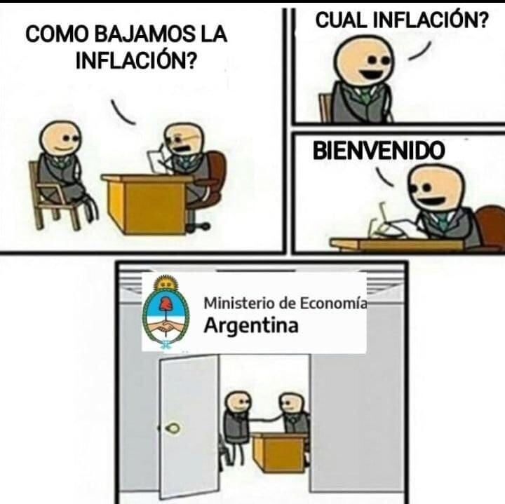 Como en casi todos los memes, los diálogos irónicos no pueden faltar.