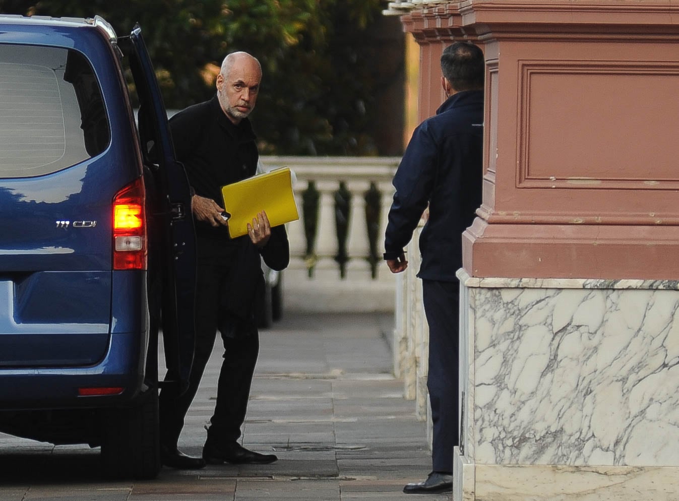 Horacio Rodriguez Larreta entrando a Casa Rosada. (Foto: Federico López Claro)