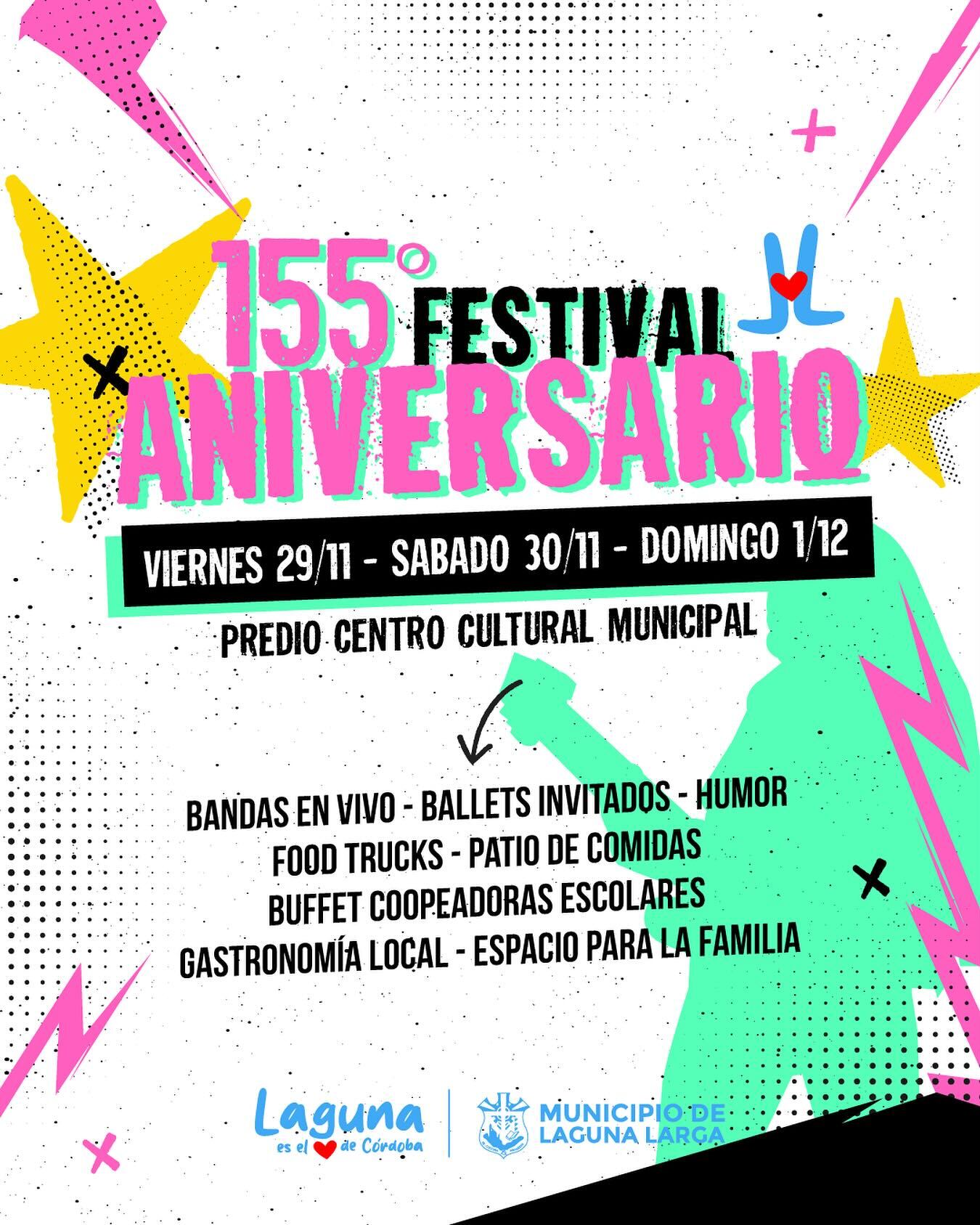 Laguna Larga anunció un festival para celebrar sus 155 años.