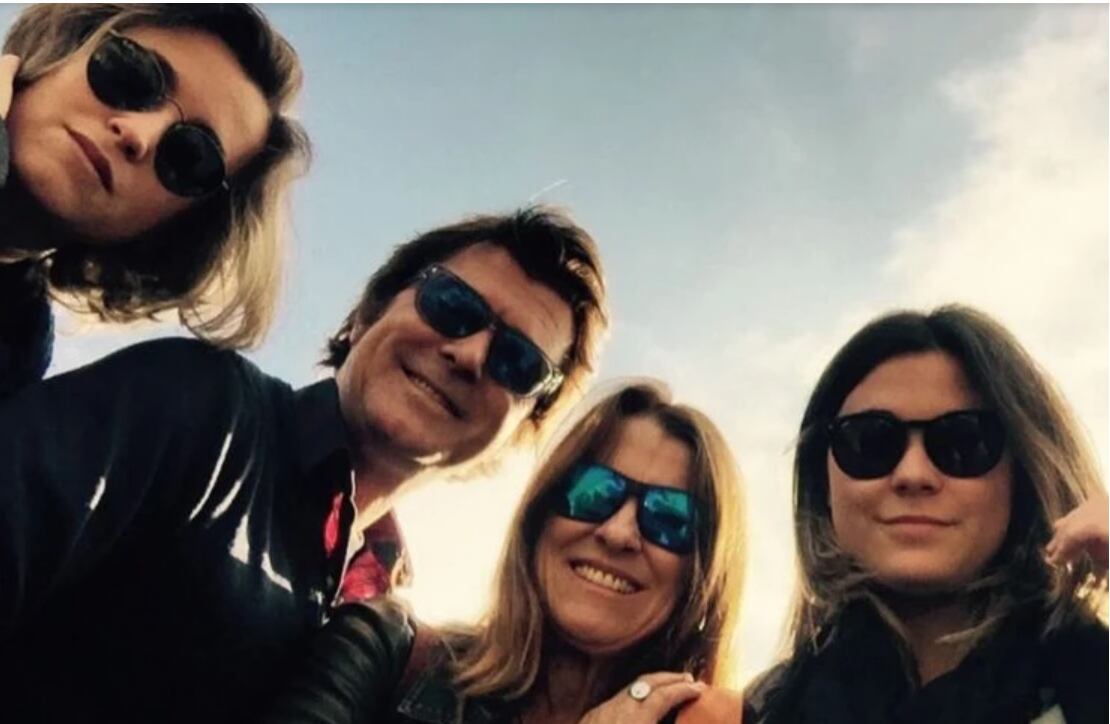 Gabriel Corrado y su familia