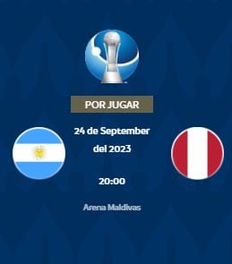 Argentina vs Perú