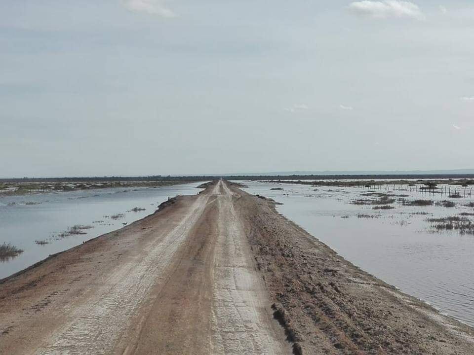 El estado del camino hacia Pozo del Simbol.