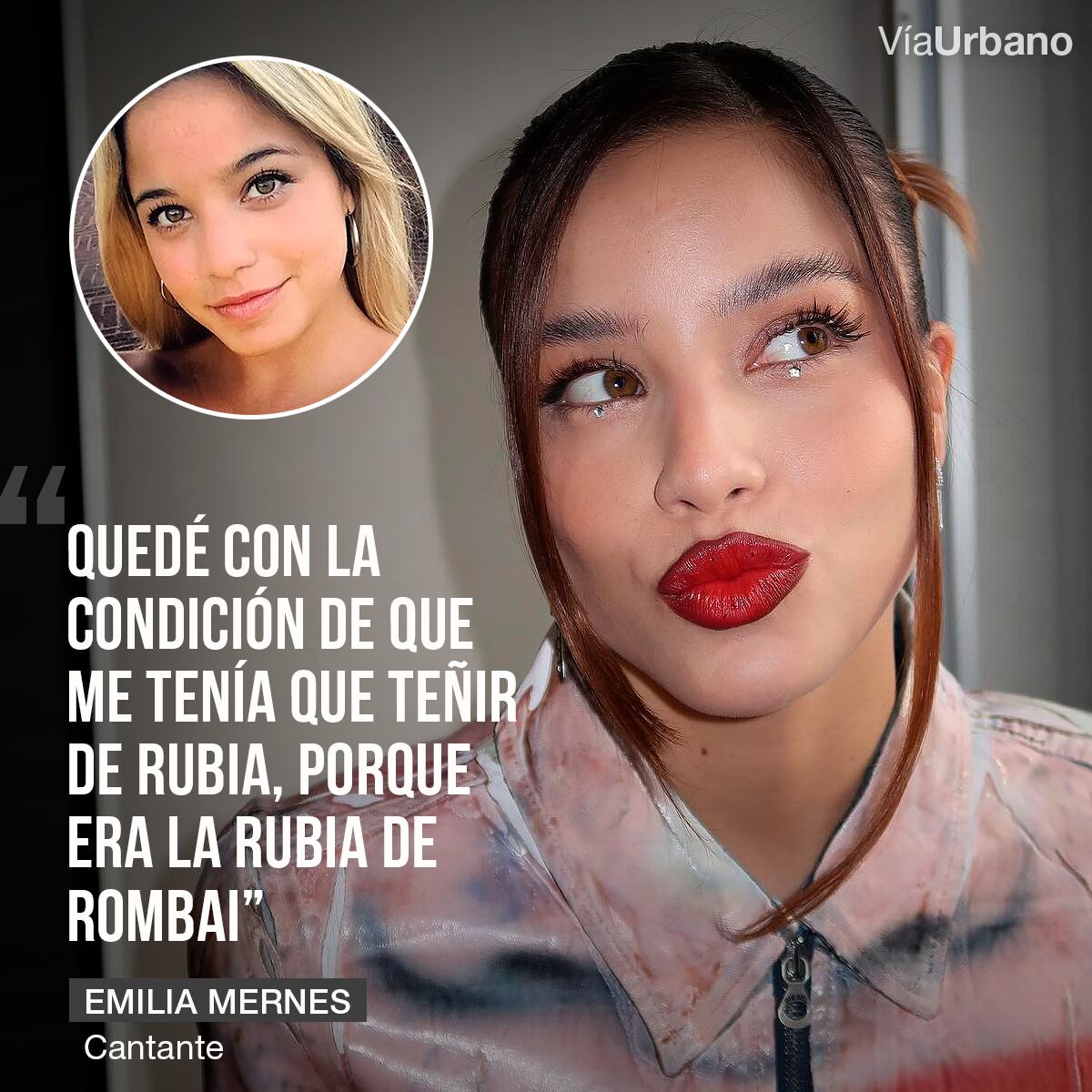 Emilia Mernes reveló la extraña condición que le pusieron para ser la cantante de Rombai