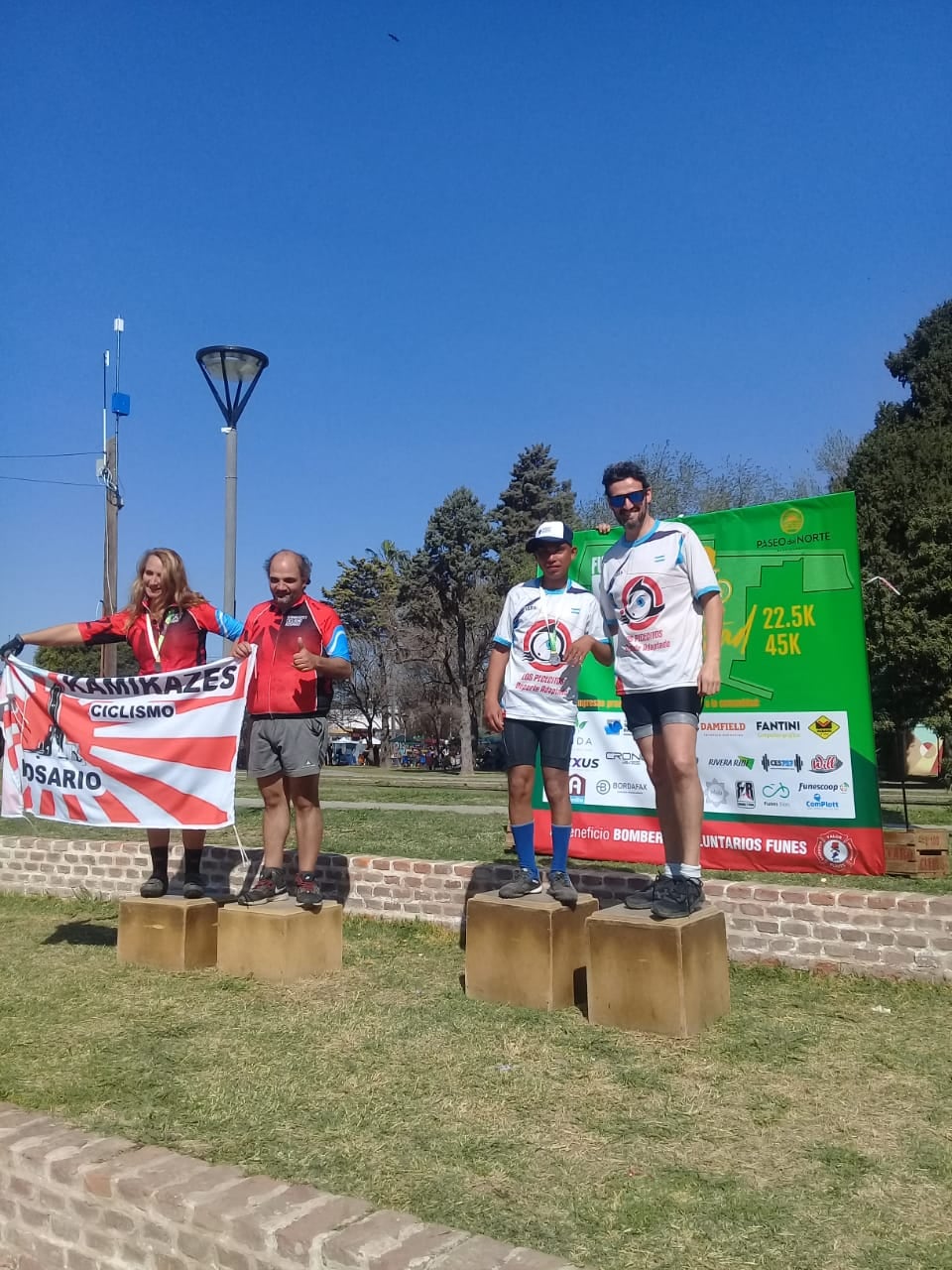 Marcelo Meza, joven deportista de Pérez, obtuvo el primer puesto en la “Rural Bike” (Isabel Meza)