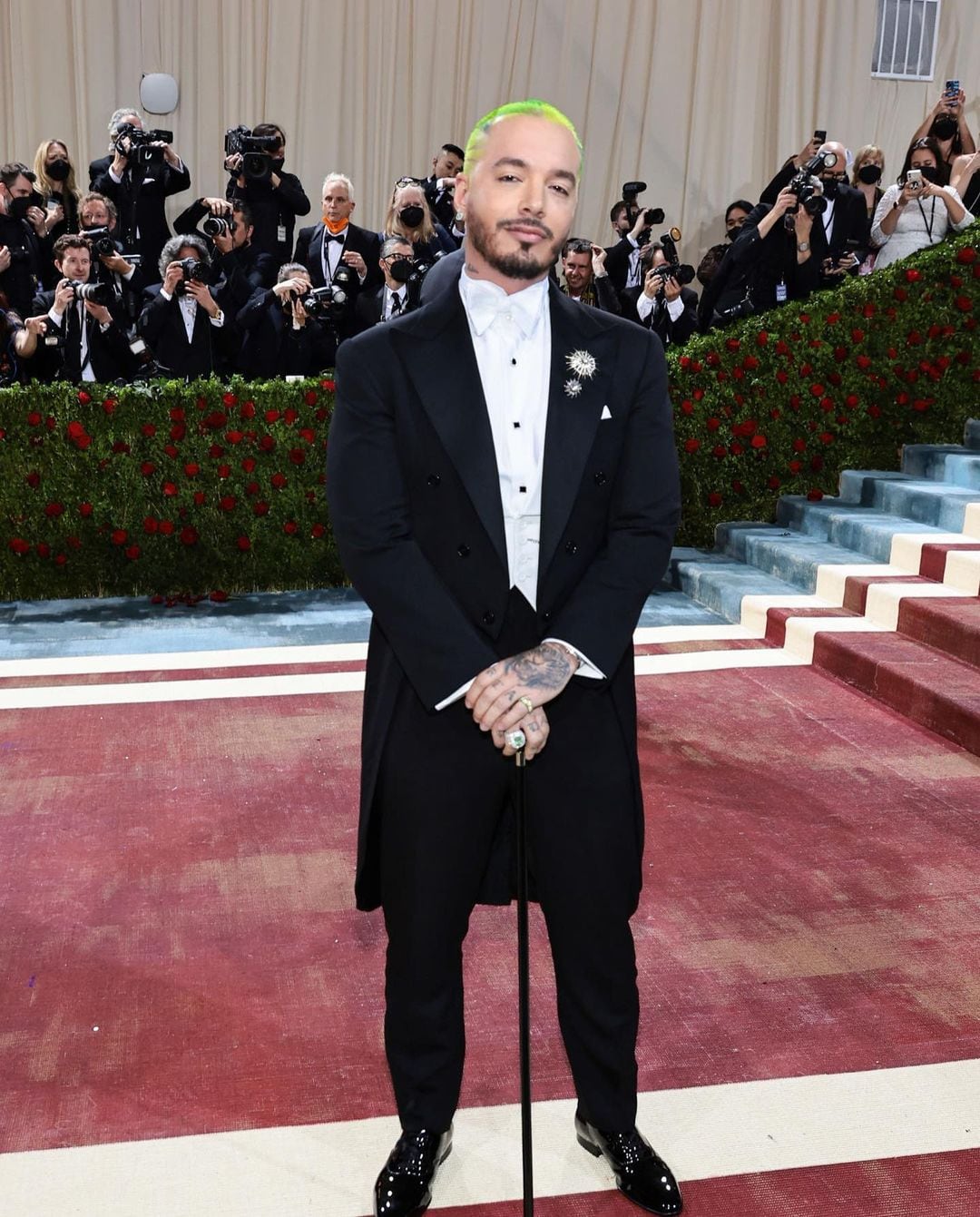 J Balvin en la gala de los MET 2022.