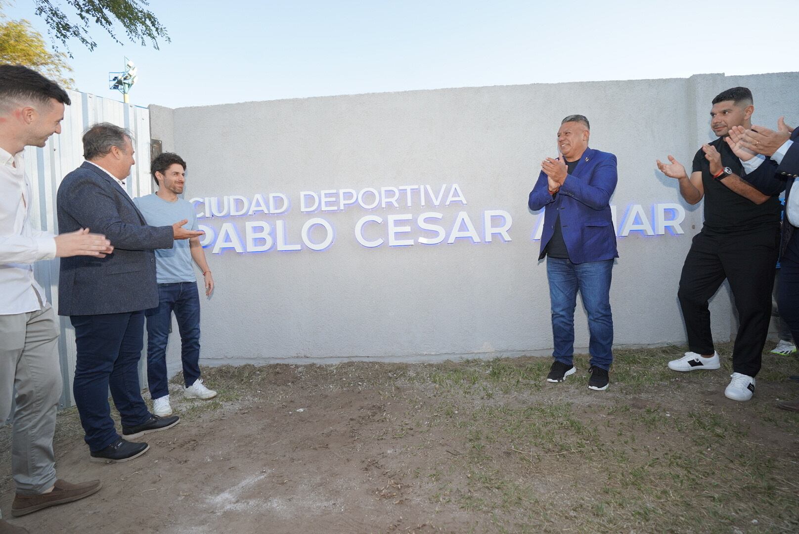 Inauguración de su ciudad deportiva.