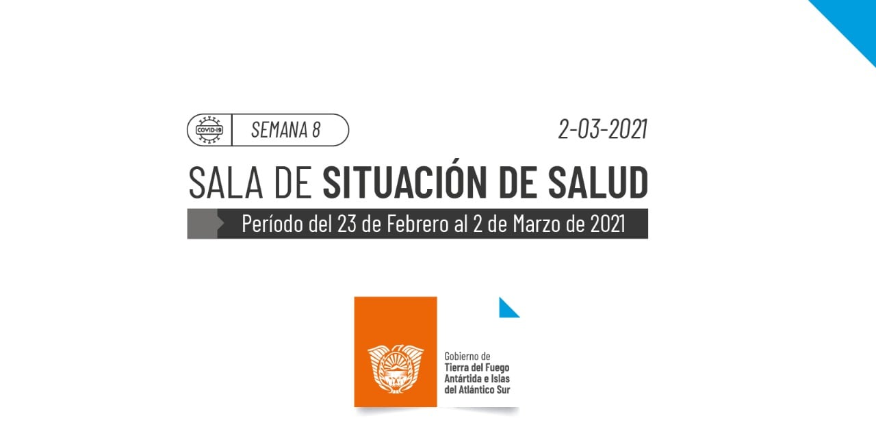 Parte semanal del Ministerio de Salud de Tierra del Fuego.