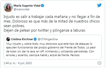 Vidal, muy categórica