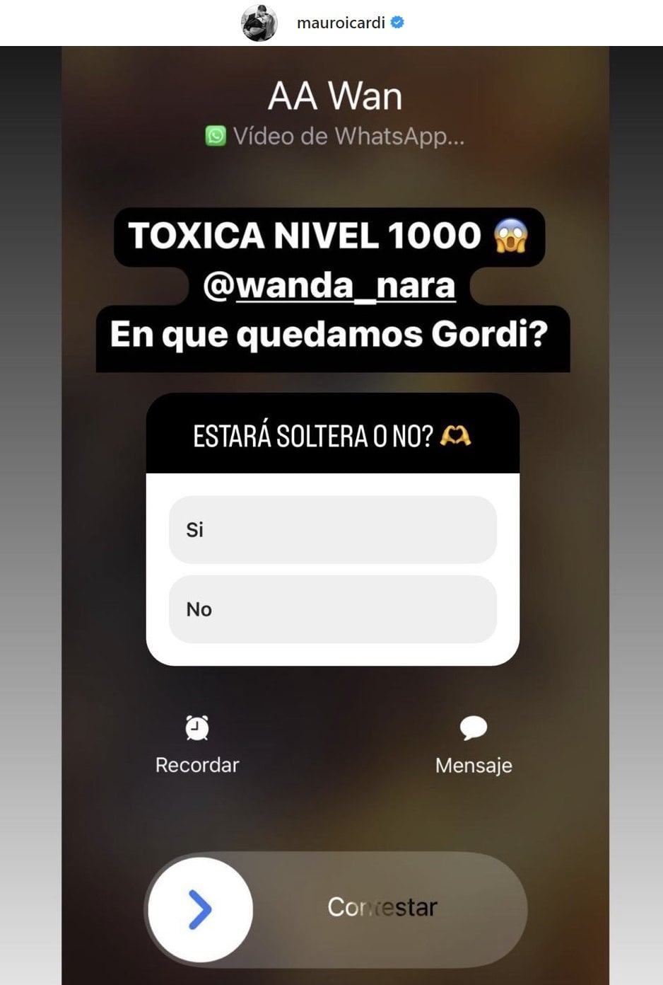 Mauro Icardi explotó y filtro chats íntimos con Wanda Nara.